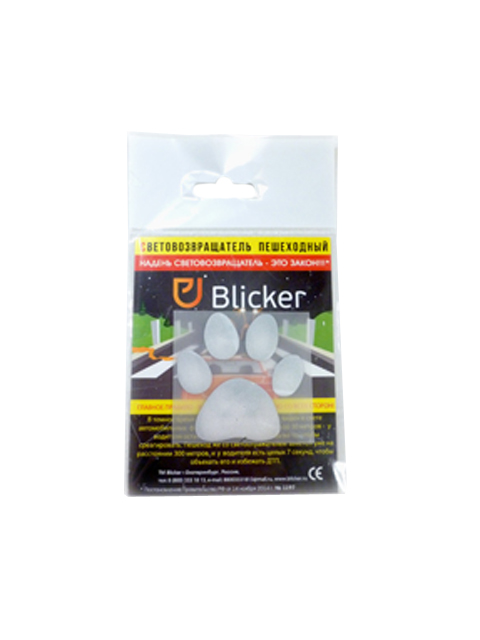 Термонаклейка световозвращающая "Blicker. Лапка"