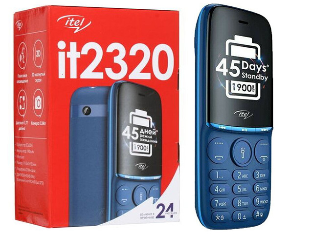 Мобильный телефон ITEL IT2320 Deep Blue