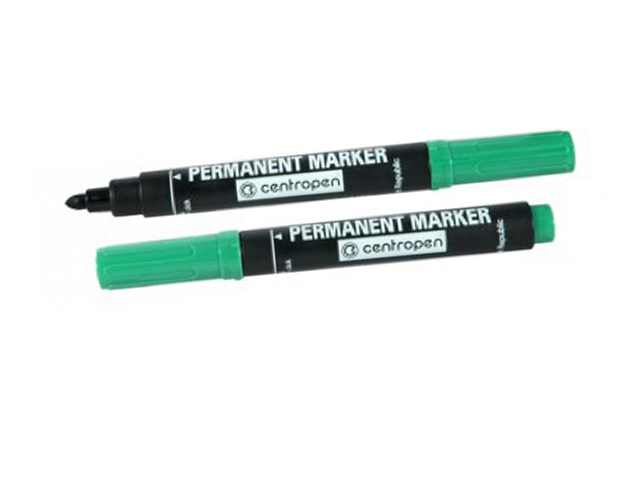 Маркер перманентный Darvish круг/нак. 1,5 мм, зеленый