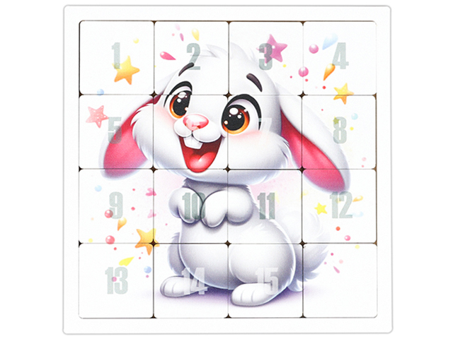 Головоломка "Пятнашки. Кролик" 