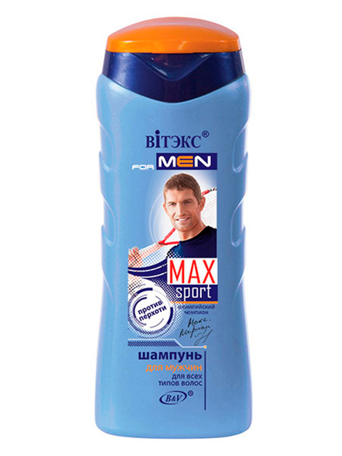 Шампунь Витэкс "MAX Sport" мужской для всех типов волос 250мл.