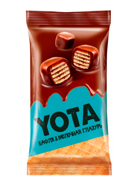 Драже "YOTA" 40г, Вафельное драже в молочной шоколадной глазури