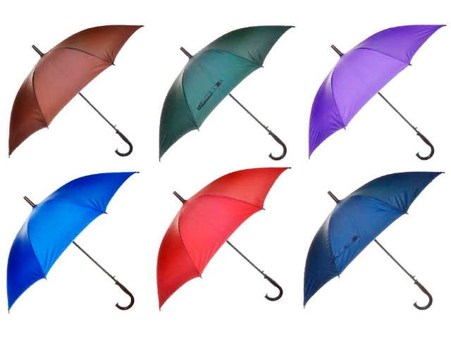 Зонт-трость универсальный, 10010S, 8 спиц, d=60см