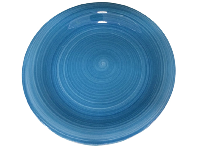 Тарелка "Голубая" 20см, керамика