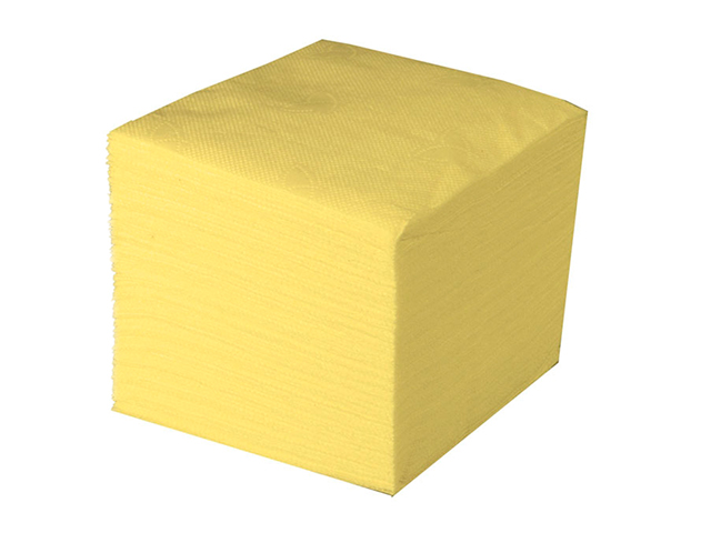 Салфетки бумажные Артпласт, 24х24 см 65шт. желтые