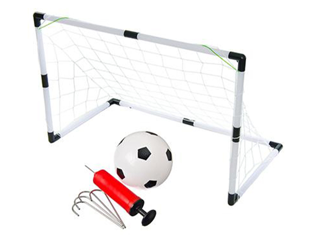 Набор для игры в футбол детский "SILAPRO" ( мяч, насос, ворота 92*48*61 см) пластик