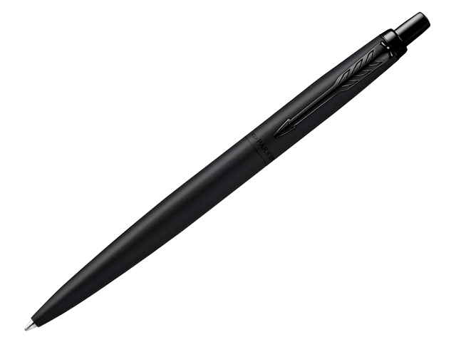 Ручка шариковая автоматическая PARKER "Jotter XL Monochrome 2020 Black" 1 мм, синяя, в подар. упак.