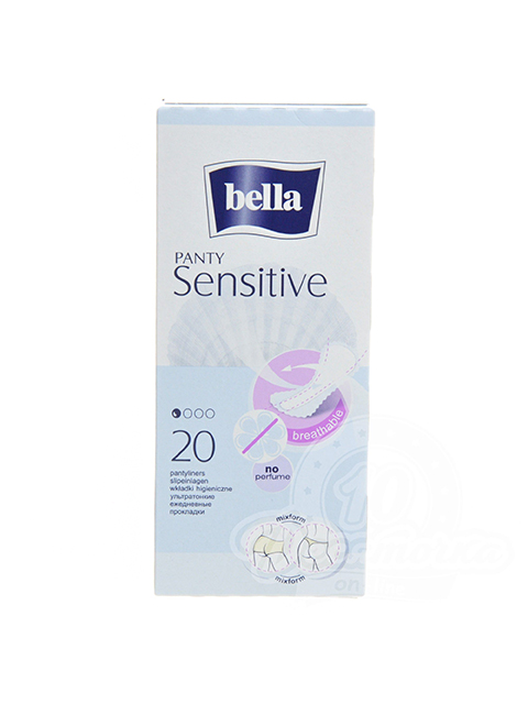 Прокладки Bella Panty Sensitive ежедневные, 20 штук в упаковке