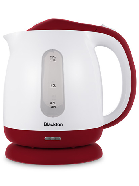 Чайник электрический Blackton Bt KT1701P 1.7л, 2200Вт, белый бордовый