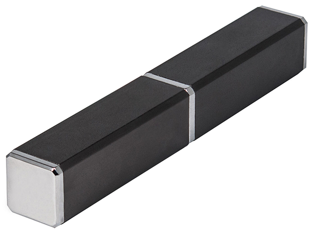 Футляр-тубус для ручек "Portobello" алюминиевый, антрацит