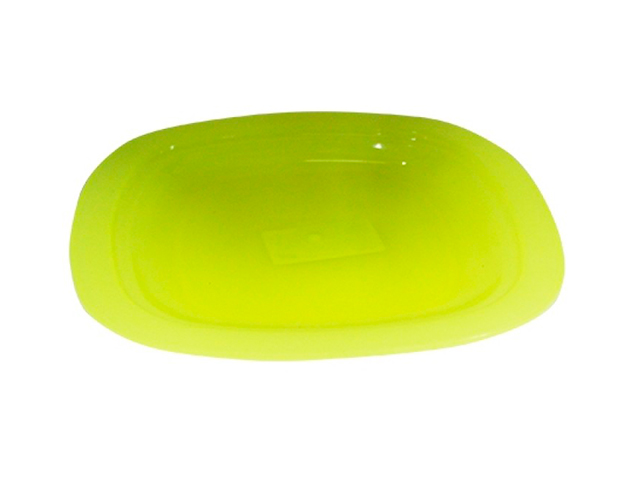 Тарелка "Смак" d 180 мм, зеленая, желтая, красная
