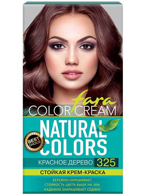 Крем-краска для волос Fara Colors 325 красное дерево