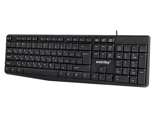 Клавиатура Smart Buy "ONE 220" USB, мультимедийная, черная