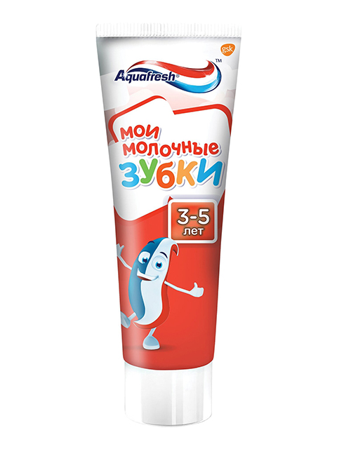 Зубная паста детская 50мл Aquafresh "Мои молочные зубки", для детей 3 -5 лет
