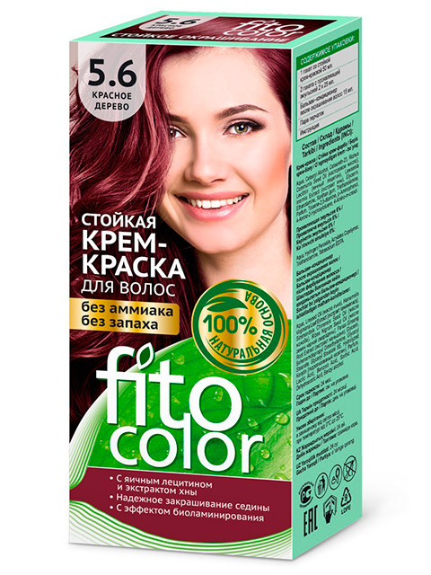 Крем-краска для волос FITOCOLOR 5.6 Красное дерево
