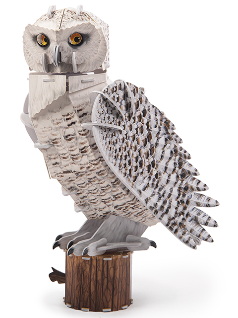 Пазлы объемные 3D Rezark "Животные. Полярная сова" 62 детали