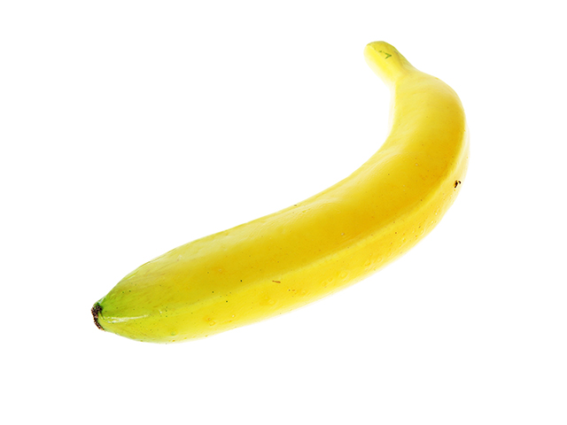 Муляж "Банан" 10 см, пенопласт