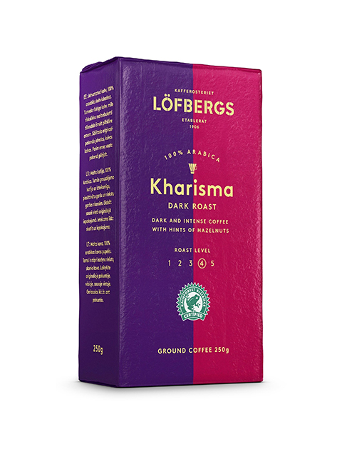 Кофе молотый жареный Lofbergs "Kharisma", 250г