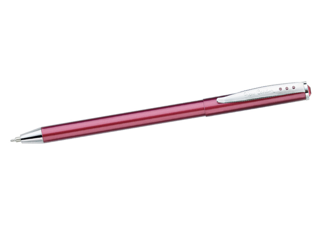 Ручка шариковая с поворотным механизмом Pierre Cardin "Actuel" корпус красный металлик, в подарочной упаковке