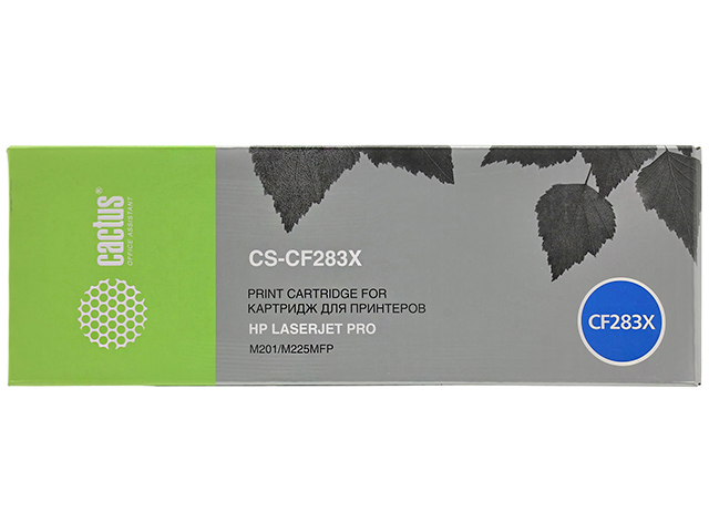 Картридж лазерный Cactus CS-CF283X (HP LJ Pro M201/M225) 2200стр.