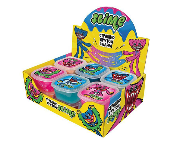 Игрушка для детей "Slime" синий и розовый, 60г