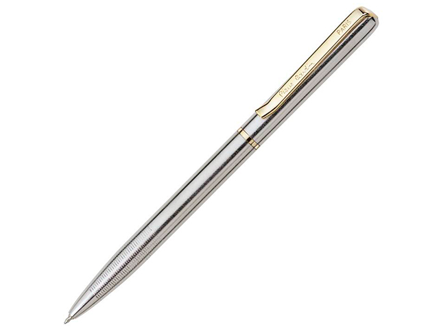 Ручка шариковая с поворотным механизмом Pierre Cardin "GAMME" корпус стальной, в подарочной упаковке