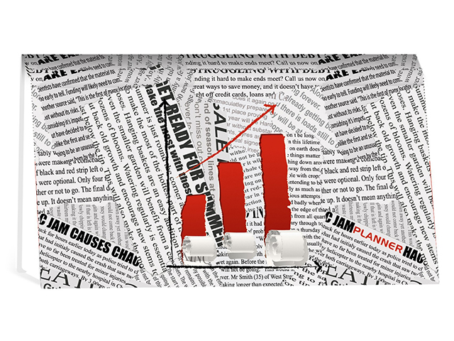 Планинг недатированный (карманный) 64 листа Listoff "График", обл.7БЦ