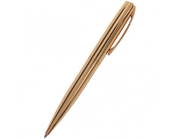 Ручка шариковая "Sienna" 1,0мм, синяя, корпус металл золото
