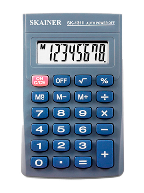 Калькулятор карманный SKAINER SK-131II 8 разрядный