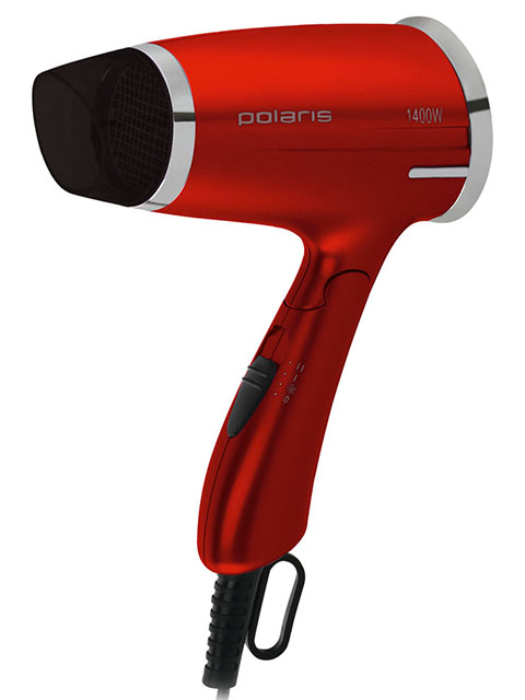 Фен Polaris PHD 1464T 1400Вт, красный
