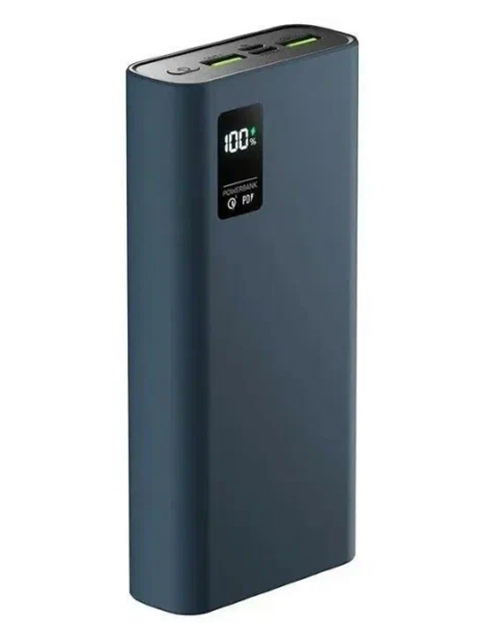 Аккумулятор внешний OLMIO QR-20, 20 000mAh, 22.5W темно-синий