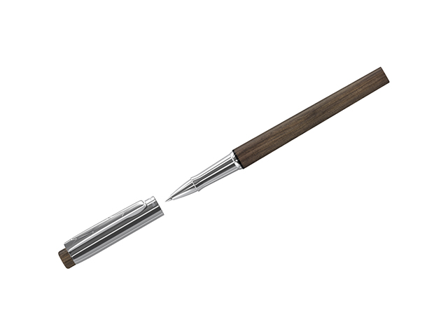 Ручка гелевая Berlingo "Nature" 0,5мм, орех, синяя, в подарочной упаковке