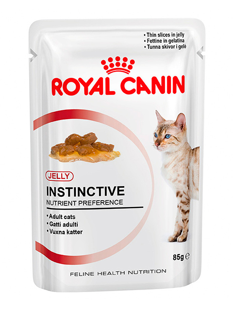 Корм РК Инстинктив в желе 0,085 кг (для кошек от 1 года)