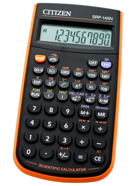 Калькулятор инженерный CITIZEN SRP-145NOR 10 разр. 86 функц. одностр.
