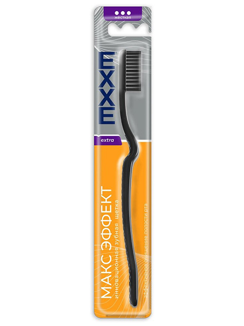 Зубная щетка EXXE "Extra" жесткая, макс эффект