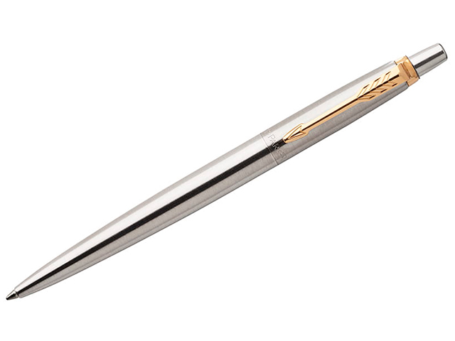 Ручка гелевая PARKER "Jotter Stainless Steel GT" 0,7мм, черная, в подарочной упаковке