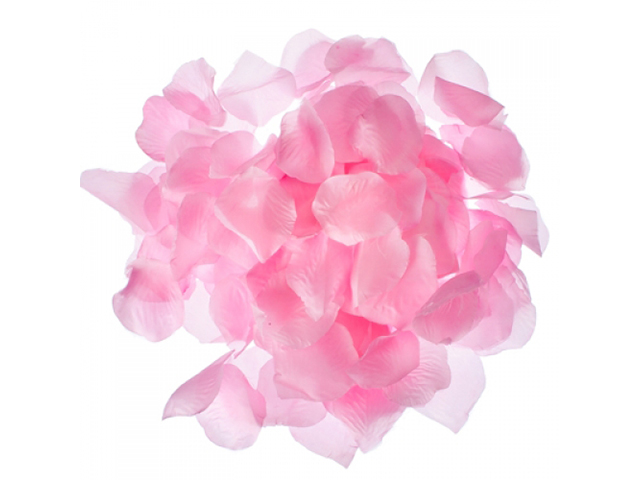 Лепестки роз "Розовые" 150шт., полиэстр
