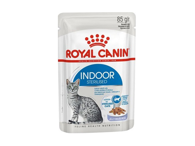 Корм РК Индор соус, 0,085 кг,  (для взрослых кошек, живущих в помещении)