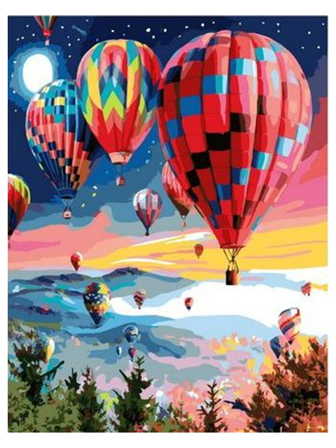Картина по номерам "PaintBoy. Воздушные шары" 40х50см