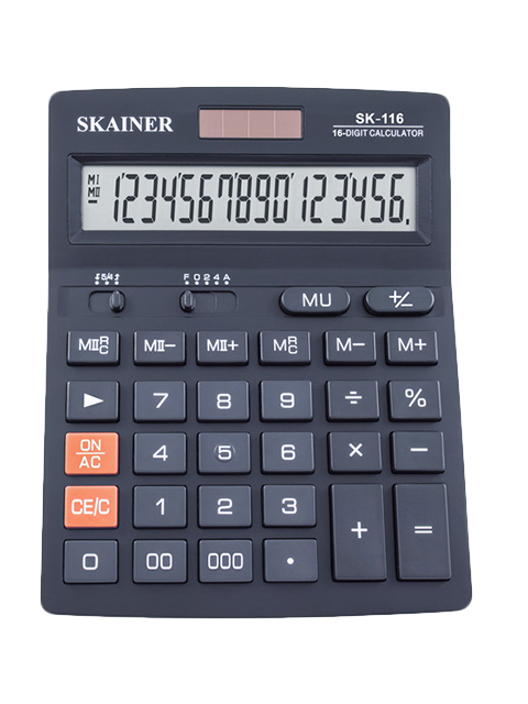 Калькулятор настольный SKAINER SK-116 16 разрядный