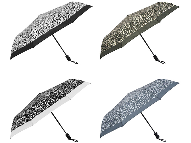 Зонт женский, автомат, металл, пластик, полиэстер, 55 см, 8 спиц, 4 дизайна, А2024-3