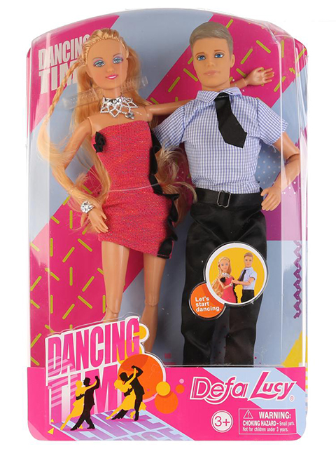Кукла Defa Lucy "Муж и жена Танцоры" 30см, в картонной коробке, с аксессуарами