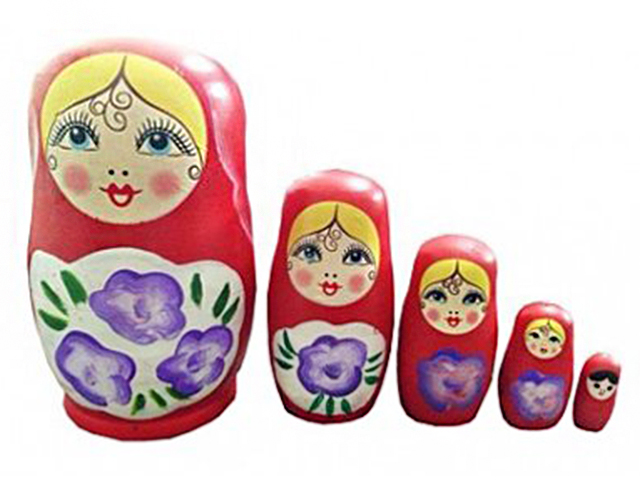 Матрешка №3, 5-ти кукольная