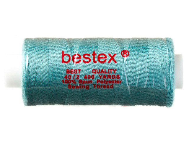 Нитки швейные Bestex, №40, 365м (363 темно-темно-голубой)