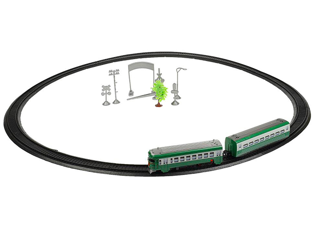 Игрушка ТЕХНОДРАЙВ "Железная дорога" свет+звук, длина 280см