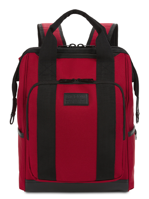 Рюкзак SWISSGEAR, универсальный, сити-формат, красно-черный, 20 литров, 29х17х41см