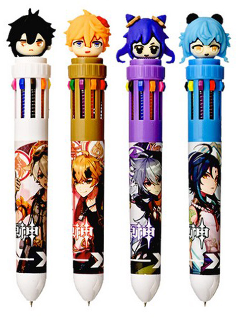 Ручка автоматическая Mazari "Sword" 10-цветная 