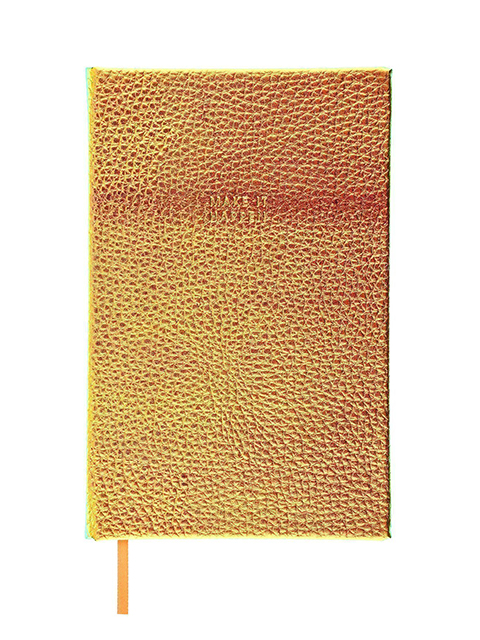 Записная книжка А6 96 листов линия LOREX "REPTILE" твердая обложка, оранжевый переливающийся