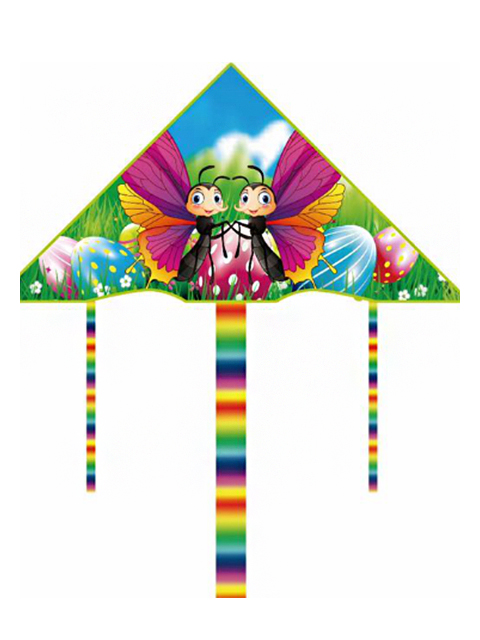 Игрушка "Воздушный змей. Бабочки" 100х50см