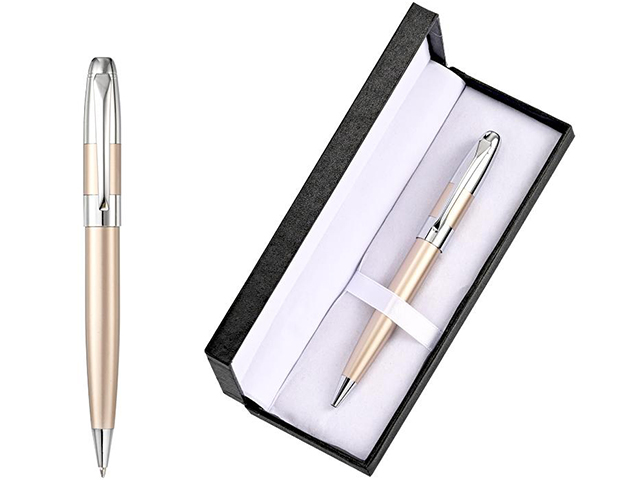 Ручка шариковая c поворотным механизмом Mazari "Spirit G" 0,7мм металлический корпус, синяя